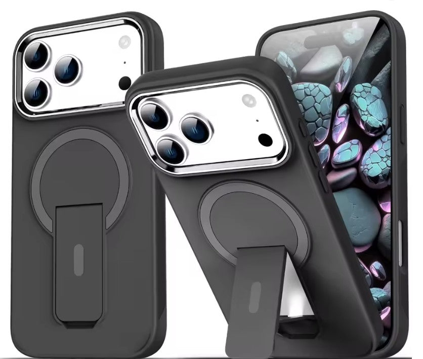 Folding Stand Magnetic Phone Case for iPhone
