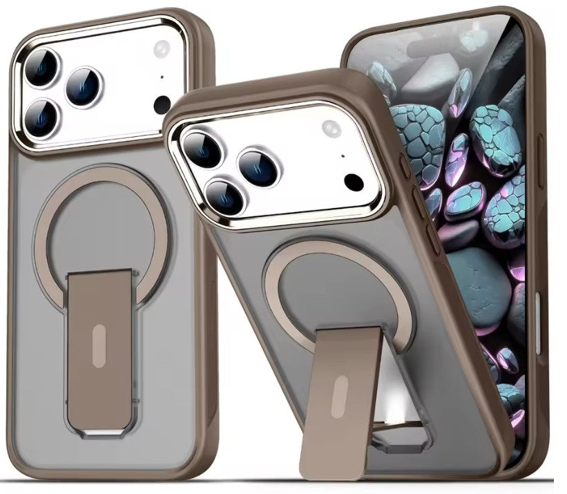 Folding Stand Magnetic Phone Case for iPhone