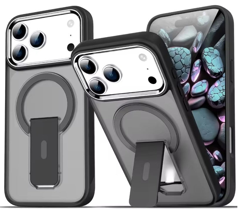 Folding Stand Magnetic Phone Case for iPhone