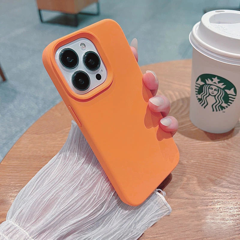 Liquid Silicone Case for iPhone- Soft-touch finish.